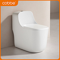 cobbe 卡贝 马桶坐便器家用超漩式陶瓷抽水卫生间座便小户型防臭静音