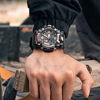 CASIO 卡西欧 G-SHOCK 陆地系列 54.4毫米石英腕表 GWG-2000-1A3