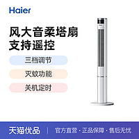 Haier 海尔 电风扇塔扇落地扇家用立式可遥控无叶风扇空气循环扇FZJ0901