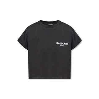 BALMAIN 巴尔曼 【24SS】BALMAIN 短款徽标T恤