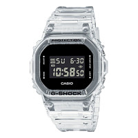 CASIO 卡西欧 手表男G-SHOCK复古小方块透明防水户外运动男表DW-5600SKE-7