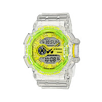 CASIO 卡西欧 G-SHOCK冰韧系列 破冰透明灰防水运动男表GA-400SK-1A9