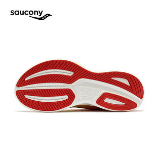 索康尼（SAUCONY）RIDE驭途17跑鞋男夏季缓震透气跑步鞋马拉松训练公路跑步运动鞋 S20924-138 白桔 41