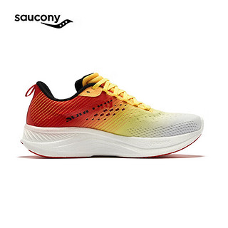 索康尼（SAUCONY）RIDE驭途17跑鞋男夏季缓震透气跑步鞋马拉松训练公路跑步运动鞋 S20924-138 白桔 43