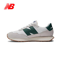 new balance NB237系列男鞋女鞋透气情侣休闲鞋 MS237RF 绿色 40.5 (脚长25.5cm)