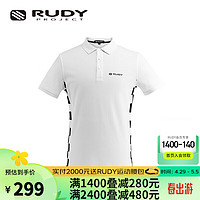 Rudy Project 璐迪 RUDY POJECT短袖上衣男翻领POLO衫舒适透气夏季新品 白色 M