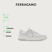 菲拉格慕(Ferragamo)女士白色Gancini休闲鞋 0770225_M _ 75/38