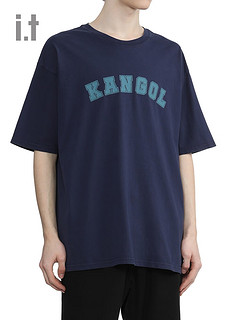 KANGOL it 男装宽松短袖T恤2024夏季简约日常款半袖23KL05MM YEX/黄色 S