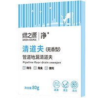 绿之源 GREEN SOURCFE 管道疏通剂地漏清道夫（无香型）厕所卫生间下水道马桶快速清洁 空气清新剂厨房水池 浅蓝色