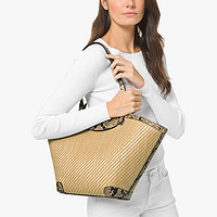 MICHAEL KORS 迈克·科尔斯 Lzzy大容量蛇纹手提托特包 30T1GZYT8W