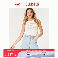 HOLLISTER24春夏可爱复古高腰宽松浅色牛仔短裤 女 357409-1 浅色 000 (160/58A)