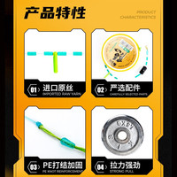 响猫 黑坑鱼线主线组加固成品台钓鲫鱼隐-黑坑PE线组XMYLLQ3908