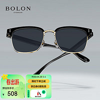 BOLON 暴龙 眼镜偏光太阳镜男复古时尚墨镜潮流眼镜驾驶镜BL6105 C17-蓝灰色