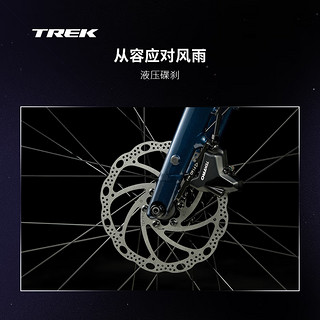 崔克（TREK）FX 2 轻量化液压碟刹内走线通勤多功能自行车平把公路车 慕尚蓝色 门店提取 XS（身高147-155CM） 9速