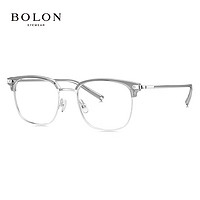 BOLON 暴龙 眼镜2023年王鹤棣同款眉架光学镜架D形近视眼镜框 BJ6105B16