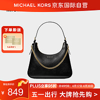 MICHAEL KORS 迈克·科尔斯 迈克.科尔斯mk女包 Wilma系列 手提单肩包 大号 35H3G3WL3L BLACK