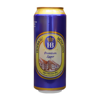  HB 德啤 德国慕尼黑啤酒  1x12x500ml 听装 500ml