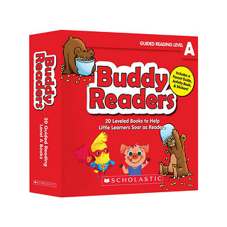 【点读版】【英语启蒙必读书】Buddy Readers英文原版赠音频导读课 小分级巴蒂小读者趣味性故事分级绘本童书幼儿英语分级启蒙 Buddy Readers A