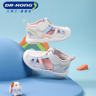 DR.KONG 江博士 童鞋季魔术贴女宝宝步前鞋拼色婴儿凉鞋