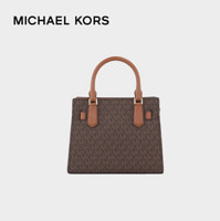 MICHAEL KORS 迈克·科尔斯 迈克.科尔斯（MICHAEL KORS）MK女包 奢侈品Hamilton锁头手提单肩包 橡果棕35F1GHMS1B BROWN