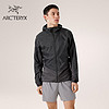 ARC’TERYX始祖鸟 NORVAN WINDSHELL HOODY 轻量 男子 风壳夹克 Black/Graphite/黑色/灰黑色 S