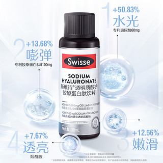 Swisse斯维诗水光瓶胶原蛋白肽透明质酸钠礼30ml/瓶效期至25年3月