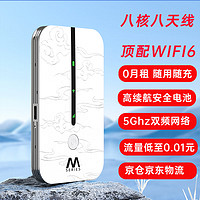 Yeber 椰贝 移动随身无线wifi6无限流量5ghz便捷式WIFI免插卡车载wifi