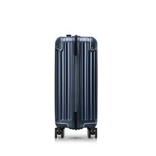 美旅 箱包八轮旋转拉杆箱时尚旅行行李箱轻便密码箱NL7深蓝色20英寸