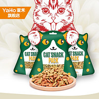 YaHo 亚禾 猫饼干宠物零食成幼猫小鱼饼干训猫 4包 混合味