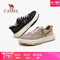CAMEL 骆驼 男鞋布鞋2024春季新款透气厚底增高耐磨运动休闲鞋男士鞋子潮