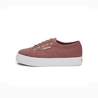 SUPERGA 女鞋简约舒适厚平底ins潮流系带帆布鞋