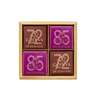 GODIVA 歌帝梵 黑巧克力4片装 20g/盒