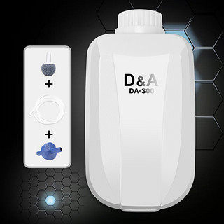 德克（D&A）鱼缸增氧泵 水族箱氧气泵 养鱼打氧机 DA200单孔泵（无其他配件）