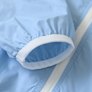 童泰夏季11个月-4岁婴幼儿宝宝衣服外出薄款透气外套 蓝色 110cm