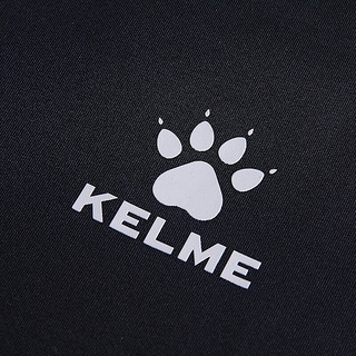 卡尔美（KELME） 儿童紧身衣男女童透气长袖弹力打底衫足球训练服紧身裤套装 黑色套装【薄绒加厚-带拇指扣】 150CM