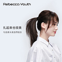 Rebecca 瑞贝卡 全真人发假发 空气刘海 自然黑 25cm 机制工艺