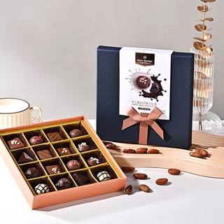 1号会员店手工夹心巧克力礼盒160g （16粒） 糖果巧克力零食年货礼盒送礼