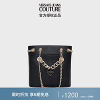 VERSACE 范思哲 Jeans Couture女士DELUXE CHAIN链条包 黑色 礼物