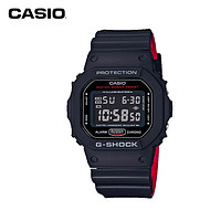 CASIO 卡西欧 经典系列 方块防水运动方形男士手表 DW-5600HR-1DR