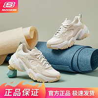 百亿补贴：SKECHERS 斯凯奇 老爹鞋四季复古时尚低帮熊猫鞋女炫酷耐磨厚底机甲鞋149909