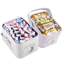 GSY 冠生园 大白兔奶糖120-300g罐装混合口味糖果节日礼盒发过年货糖果礼盒