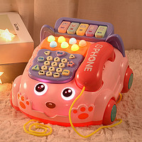 儿童电话机仿真座机玩具幼儿早教多功能音乐电子琴女孩手机宝宝