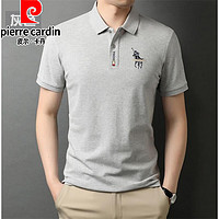 皮尔·卡丹 皮尔卡丹（pierre cardin）polo 衫 灰色 175/XL码 推荐