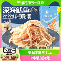 88VIP：BESTORE 良品铺子 烤鱿鱼丝 原味 60g