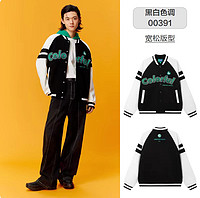 Semir 森马 字母刺绣潮流撞色棒球服