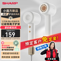  SHARP/夏普 离子群护发 吹风机  白金色