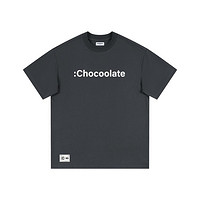 I.T it :CHOCOOLATE男装2024春季简约男式印花短袖T恤