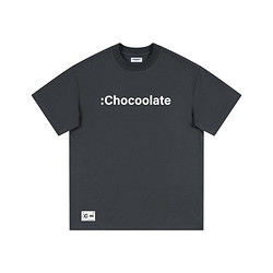 I.T it :CHOCOOLATE男装2024春季简约男式印花短袖T恤