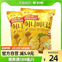 88VIP：ace 海太 韩国进口海太蜂蜜黄油薯片60g*2袋休闲零食品薯片卡乐比膨化零食