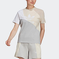 adidas 阿迪达斯 三叶草 女子 TEE 运动 短袖上衣 HC7041 XS码